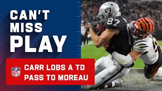 Celebrity Derek Carr Tosses a Picture Perfect TD Lob Wealth