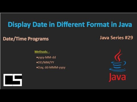 Display Date in Different Format| Java|@CodingwithShameera1