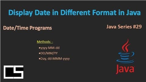 Display Date in Different Format| Java|@CodingwithShameera1