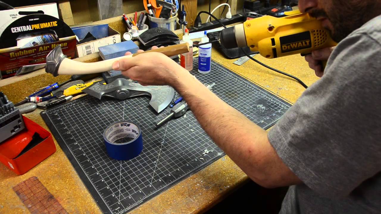 Skyrim Steel Axe Kit from Volpin Props - Part 2