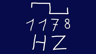 1178 hz square