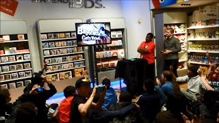 Super Smash Bros 3dswii U Final  Presentation  Reactions At Nintendo World