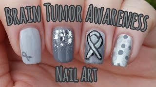 brain cancer nail designs 1