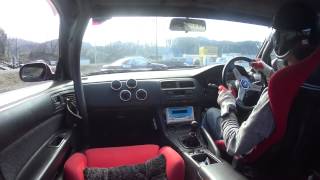 日光サーキット　ドリフト　20150216　ガレージＢＢ　車載　お友達
