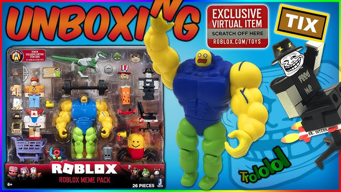 CASO COMPLETO Roblox Action Series 5 Blind Mystery Box W Code! NOVO!