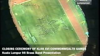 School Band Presentation  Closing Ceremony Of Kuala Lumpur 98 Xvi Commonwealth Games