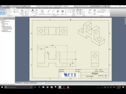 How to Make a Drawing File in Autodesk Inventor