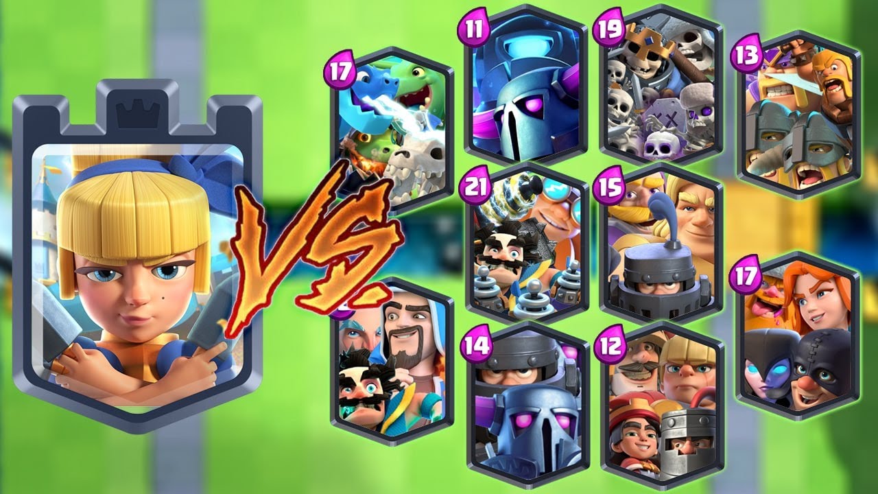 KING + DAGGER DUCHESS TOWER VS ALL TEAMS - Clash Royale Team Battle