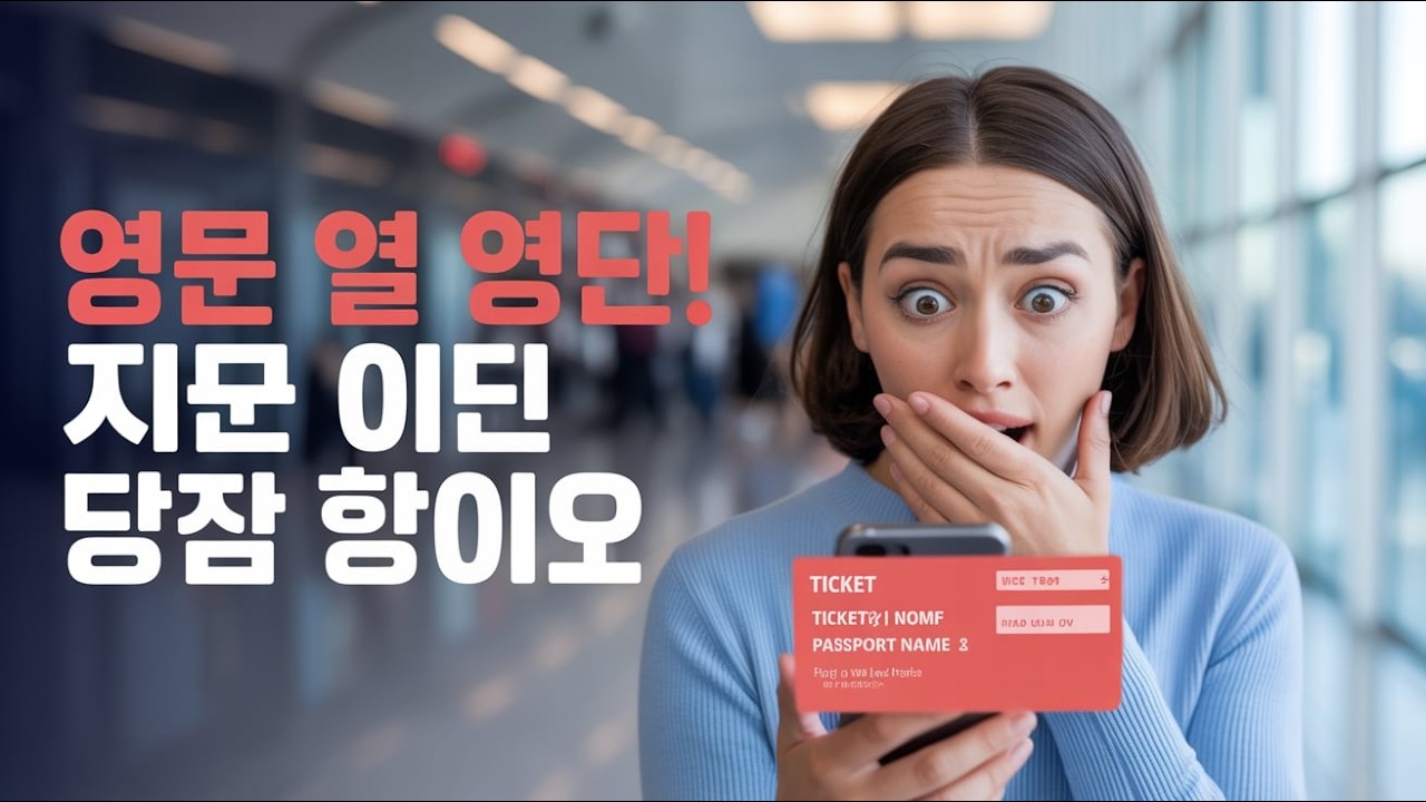 트립닷컴 항공권 이름 오타? 1분 만에 해결하는 꿀팁! 