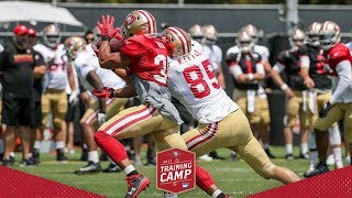Camp Highlight: 49ers DBs Break Up Passes