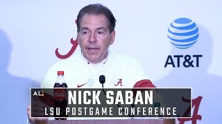 Nick Saban Speaks After Alabamas 46-41 Loss To Lsu