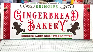 Stenciled Christmas Sign Tutorial: Christmas Craft Fair Ideas 2025 *Viewer Request*