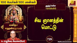 மிகச்சிறந்த முன்னேற்றத்தை தரும் நாமாவளி l 1000 Peyargal | Epi 729