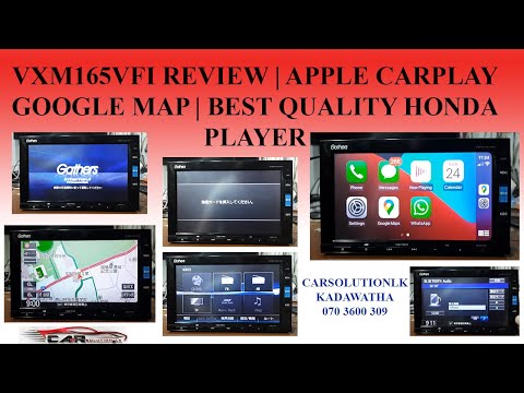 ホンダ　Gathers VXM-165VFi 【Apple CarPlay】 VXM165VFI REVIEW | APPLE CARPLAY GOOGLE MAP | BEST QUALITY HONDA