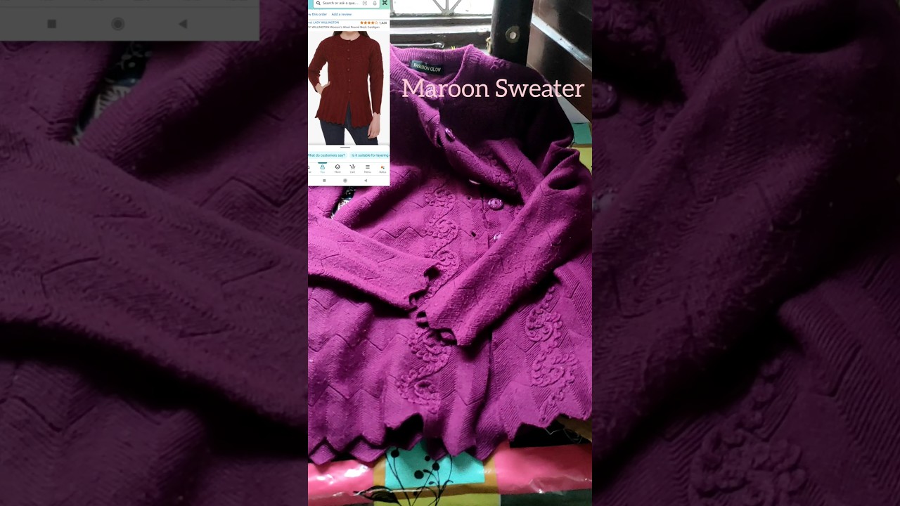 Maroon Sweater 