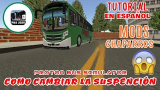 How to Change Bus Suspension | Proton Bus Simulator | Tutorial in Spanish screenshot 5