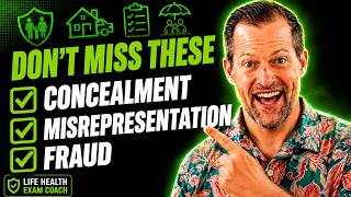 Pass the Insurance Exam Faster | Concealment, Misrepresentation, & Fraud [Don't Miss These!]