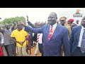 Massive Reception of New Aweil East County Commissioner in Wanyjok Town to Take Up His Duties