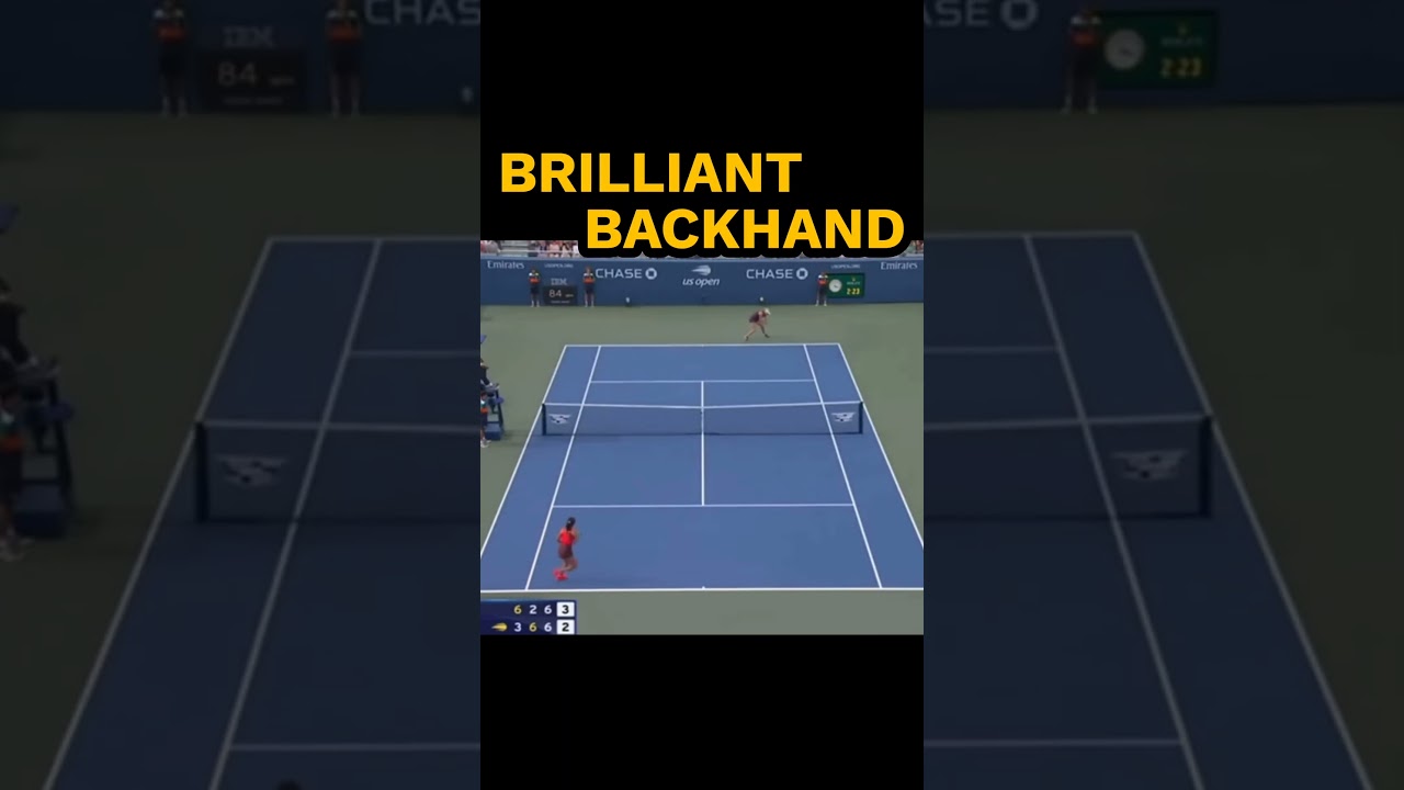ALEX EALA'S OUTSTANDING BACKHAND 