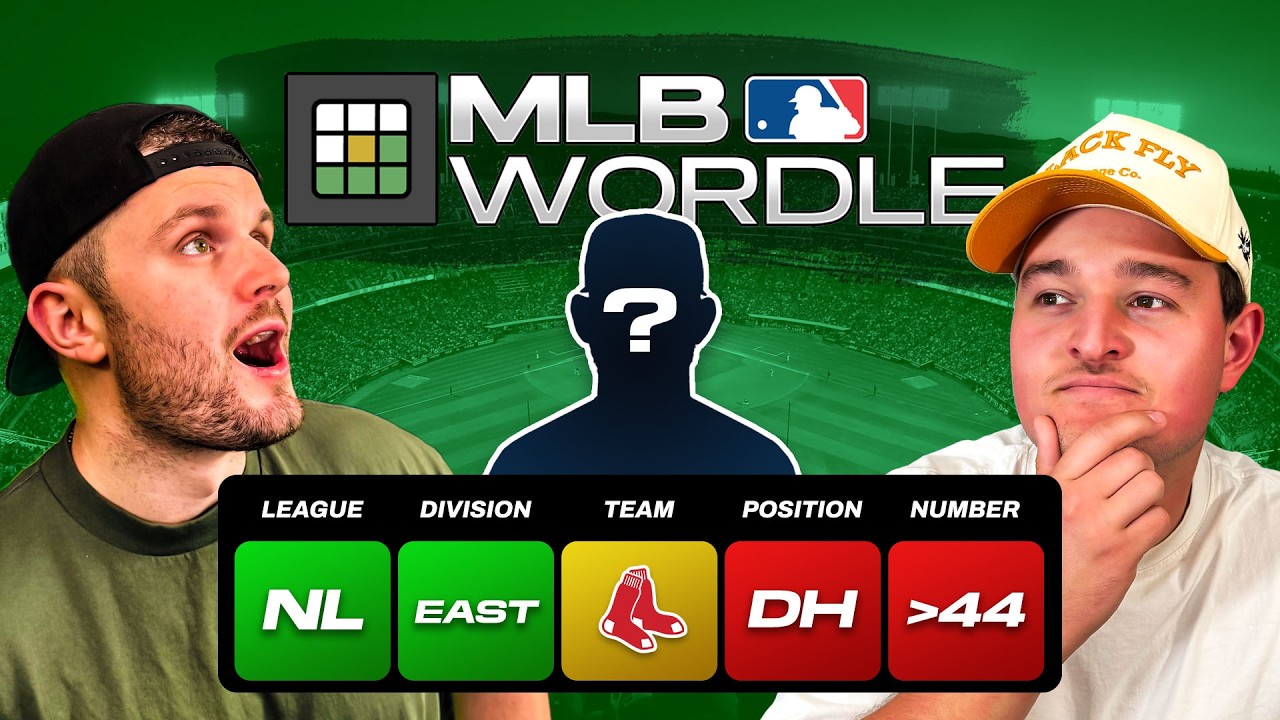 MLB Wordle Challenge (Beginner to Impossible!)