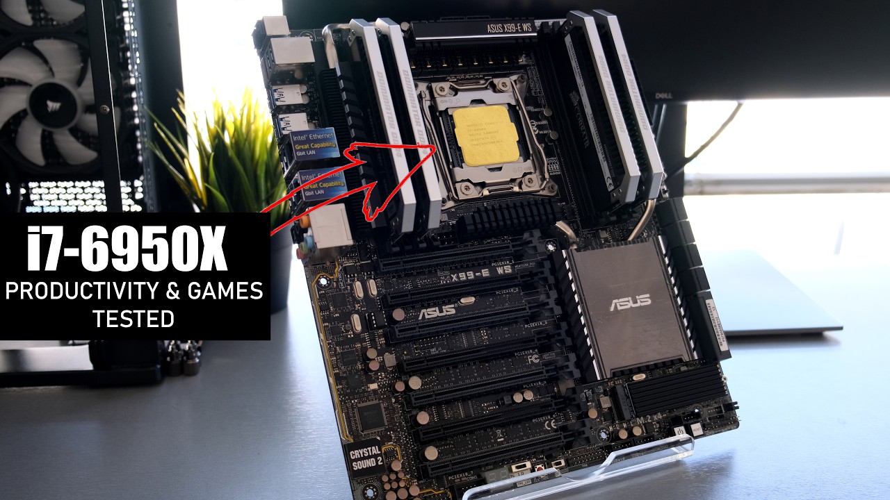 ASUS X99-A CPU i7-6950X 10コア20スレッド Intel's $1700 CPU Was It Worth It? Core i7-6950X Review - YouTube