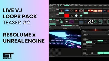 Live VJ Loops Pack - Unreal Engine x Resolume - Ghosteam - Teaser #2