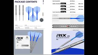 CALIBURN RIX DARTS AND CALIBURN EZ EVO POINTS REVIEW