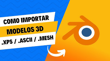 Tutorial de blender #2 . Como importar modelos 3D xps ( XNALara)  , ascii y mesh a Blender