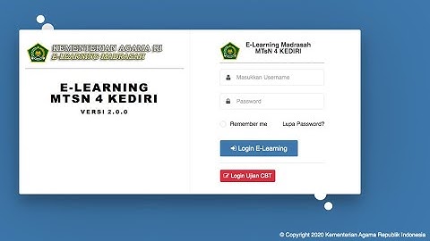 Sosialisasi Elearning MTsN 4 Kediri. Untuk Siswa media HP Part 1 (Versi 2.0.0)