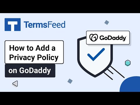 How to Add a Privacy Policy page on GoDaddy