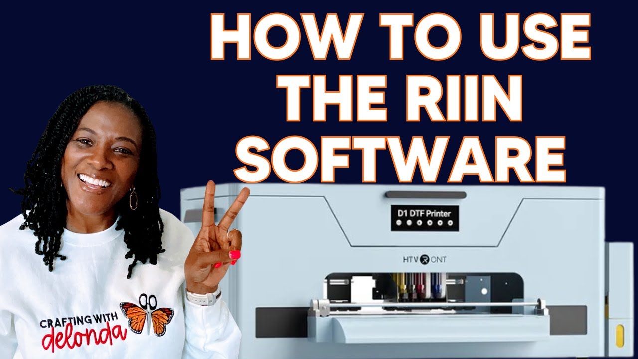 Как использовать программное обеспечение RIIN для начинающих | Полное руководство по принтеру HTV...