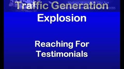 Make A Money | Internet Traffic Generation  Secrets Video