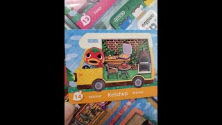 Ketchup is paged with her Amiibo Card in Animal Crossing: New Horizons