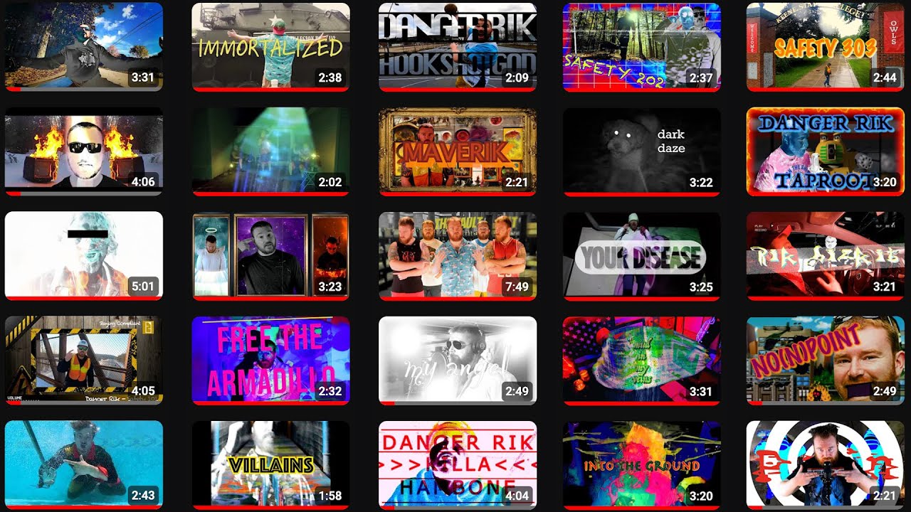 My First 25 Music Videos (Highlight Reel)
