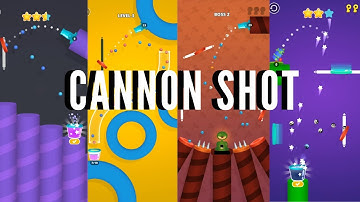 Cannon Shot Game Levels 1-20
