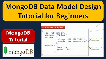 MongoDB Data Model Design Tutorial for Beginners | Data Modelling in MongoDB | MongoDB Tutorial
