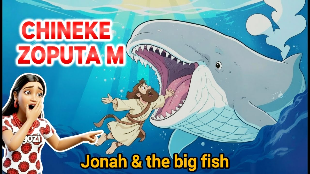 Jonah and the Big Fish | Igbo & English Bible Story | Chineke Zoputa m