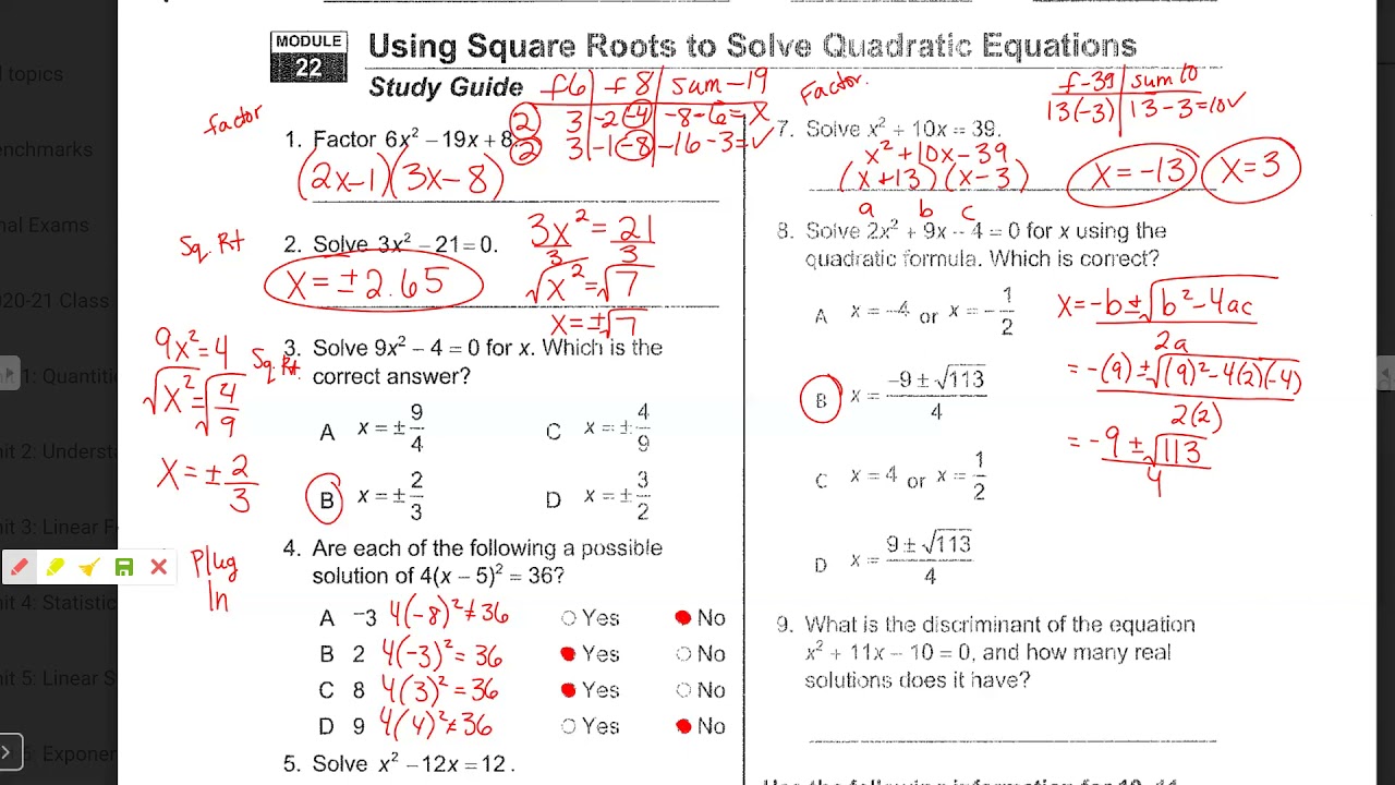 Module 21 & 22 Study Guide - YouTube