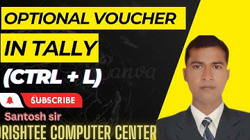 optional voucher in Tally