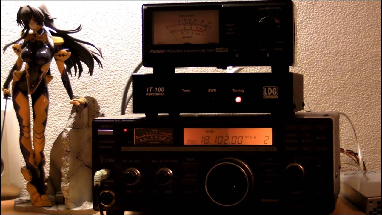 LDG IT-100 autotuner in action