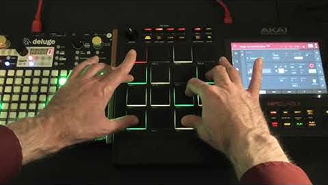 DELUGE meets MPC Live 2! - MIDI Connection and Note Repeat Discussion (Take B)