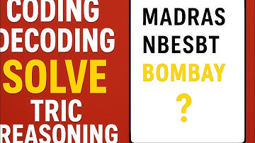 Ssc Gd reasoning coding-decoding important question।How to solve reasoning।#resoning#ssc#upsc