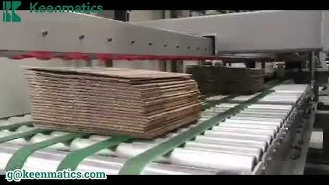 SUNYI Inline PE Strapping Machine With Squaring and Robotic Palletizing System (TAI YI)