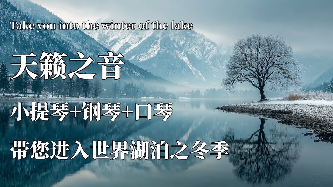 小提琴+钢琴+口琴演绎天籁之音带您进入世界湖泊之冬 |音乐叙事湖泊之冬季 |Violin, piano take you into the winter of the lake