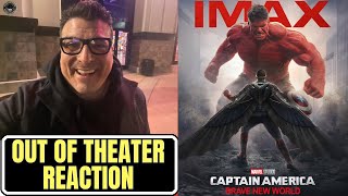 CAPTAIN AMERICA: BRAVE NEW WORLD | Out of Theater Reaction! | Marvel | Red Hulk