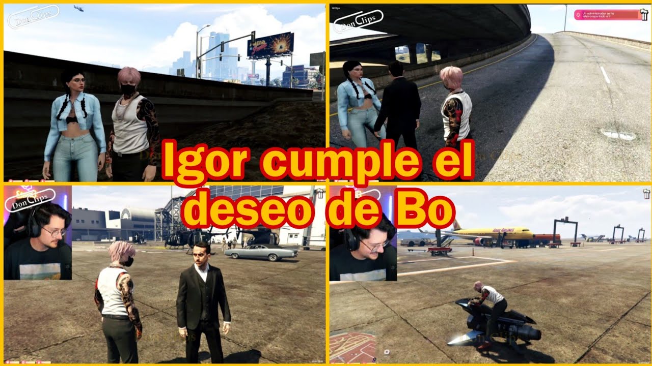 Igor cumple el deseo de Bo 😱 #marbella #gta #roleplay #bo #igor #donclips #luna