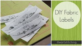 DIY Fabric Labels