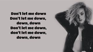 Grace Davies - Don't Let Me Down (Lyric Video) HD