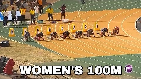 Tina Clayton Battles Shericka Jackson & Shellyann Fraser Women’s 100m Final At National Trials 2025