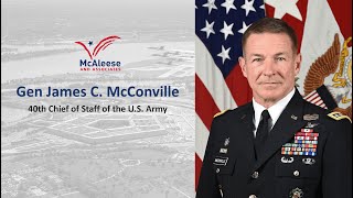 2021 McAleese Defense Programs Conference Speaker: Gen James C. McConville